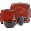 Better Homes & Gardens 16-Piece Dinnerware Set, Tuscan Red