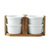 Better Homes & Gardens Acacia Wood Ramekin Caddy Set, 1.12 pounds