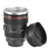 Camera Lens Coffee Mug Cup 13.6oz Food-Grade Stainless Steel Travel Photography Insulated Mug for All Ages