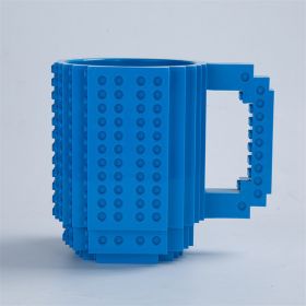 Block Design Gift Cup Holder (Color: Blue)