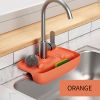 1pc Splash Guard For Sink Faucet; 10.63"x5.51"; Faucet Drain Rack; Super Absorbent Fast Drying Mat Sink Gadgets; Drip Catcher For Kitchen; Drain Stora